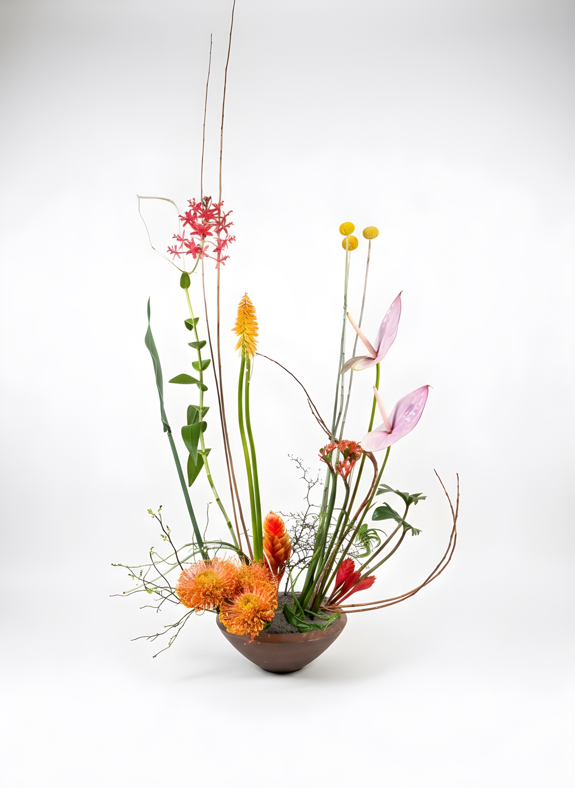 Form Linear, a sculptural botanical work by Keith Stanley