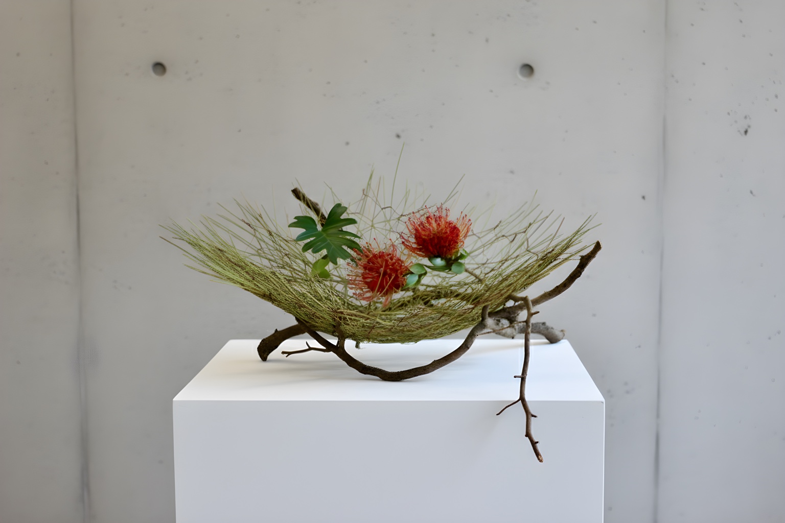 Design for Ikebana International Chapter No. 1, a sculptural botanical work by Keith Stanley